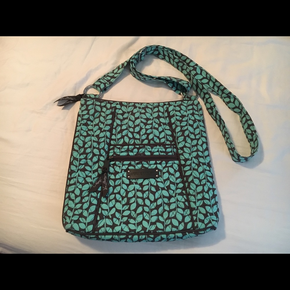 Vera Bradley Hipster Purse in Shower Vines Pattern